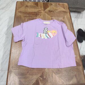Kina and Tam Mermaid embroidered Tee size 2xl New